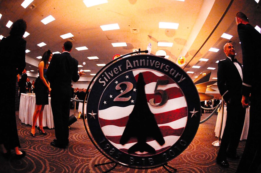 ABILENE, Texas -- The 25th Anniversary Banquet celebrating the delivery of the first B-1 Bomber to Dyess was held April 29 at the Abilene Civic Center. The B-1 was first put into service in the Air Force in 1985 and continues to fly in support of the Overseas Contingency Operations. (U.S. Air Force photo/Senior Airman Stephen Reyes)
