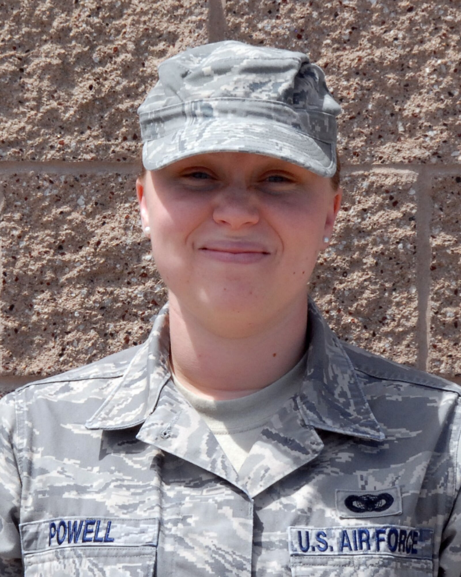 Senior Airman Ashley Powell, 8th Space Warning Squadron

"Good luck!"

(U.S. Air Force photo by Senior Airman Stephen Musal)