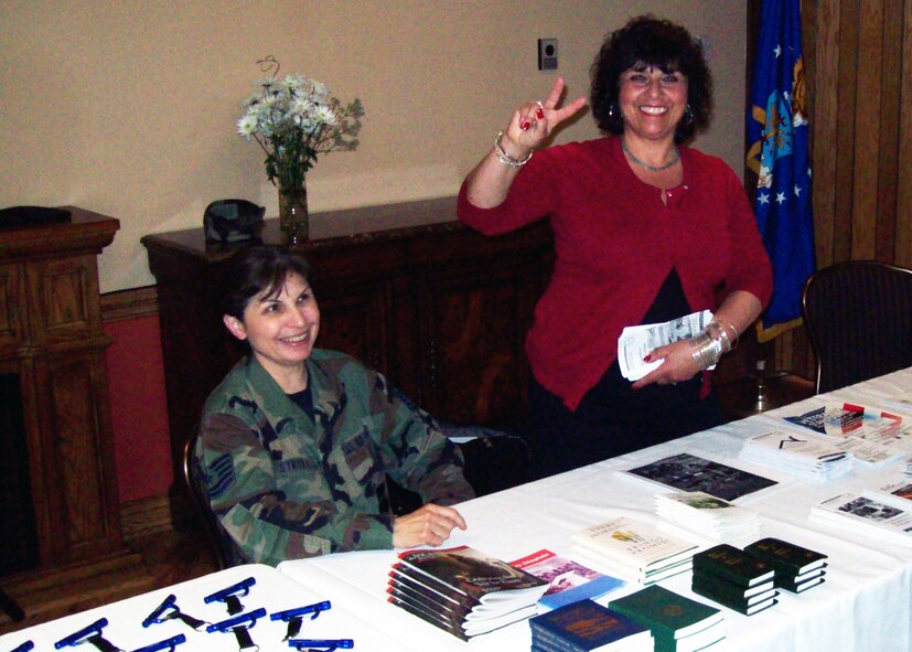 The Deployer?s luncheon hosted by the 914 Integrated Delivery System and sponsored by Friends and Family Support, May 2, 2010, Falcon Club, Niagara Falls NY. The purpose of the luncheon was to bring those deployed together with both on base and off base resources, agencies and services to ensure that members and their families have the tools and resources needed to be successful from a support perspective. This is also a venue to speak about the Yellow Ribbon Program as well as to sign members up to attend the event. (U.S. Air Force photos by Master Sgt. Martin J. Viggato)