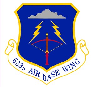 633d Air Base Wing shield.
