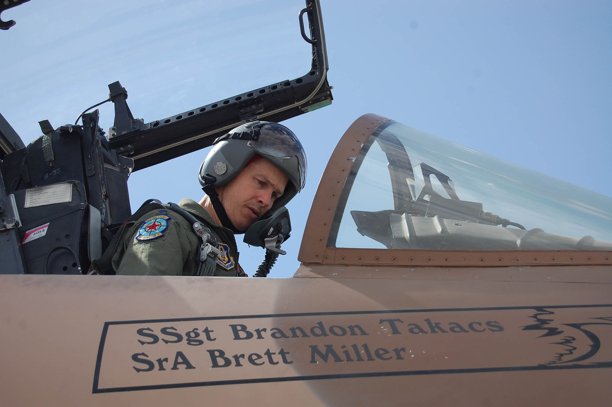 Lt. Col. Jones, 706th Fighter Squadron commander, prepares for his first F-15 Aggressor flight since 2008 when he was diagnosed with Stage II Hodgkin's Lymphoma. Upon his recovery, Colonel Jones requalified to fly and is also recertifying as an Aggressor Syllabus Instructor. (U.S. Air Force Reserve photo/Capt. Jessica Martin)