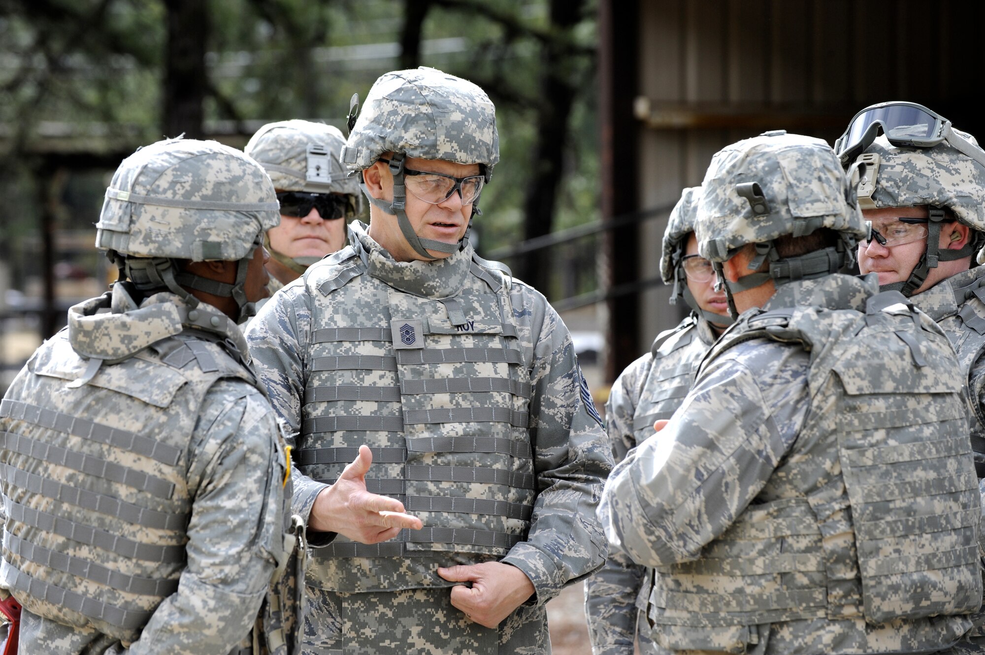 Air Force's senior enlisted leader experiences pre-deployment training ...