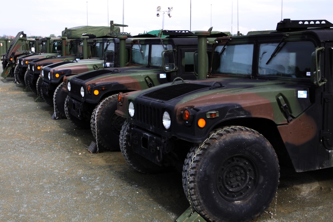 Marine Corps Prepositioning Program Norway provided the Marines and Sailors of 1st Tank Battalion an array of tactical vehicles to use while deployed as the first Security Cooperation Marine Air-Ground Task Force, known as the Black Sea Rotational Force, in the Balkans, Caucasus and Black Sea regions. The Marines will in the regions to promote stability, build enduring partnerships and build the capacity of partner nation’s military forces from May 17 through the end of July.