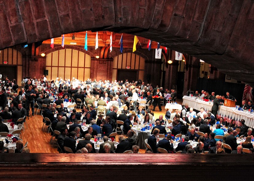 The 50th Anniversary of the Western New York Armed Forces Week luncheon, May 6, 2010, Connecticut Street Armory, Buffalo NY. The luncheon was part of the week of recognition, saluting veterans past and present. (U.S. Air Force photo by Staff Sgt. Joseph McKee)