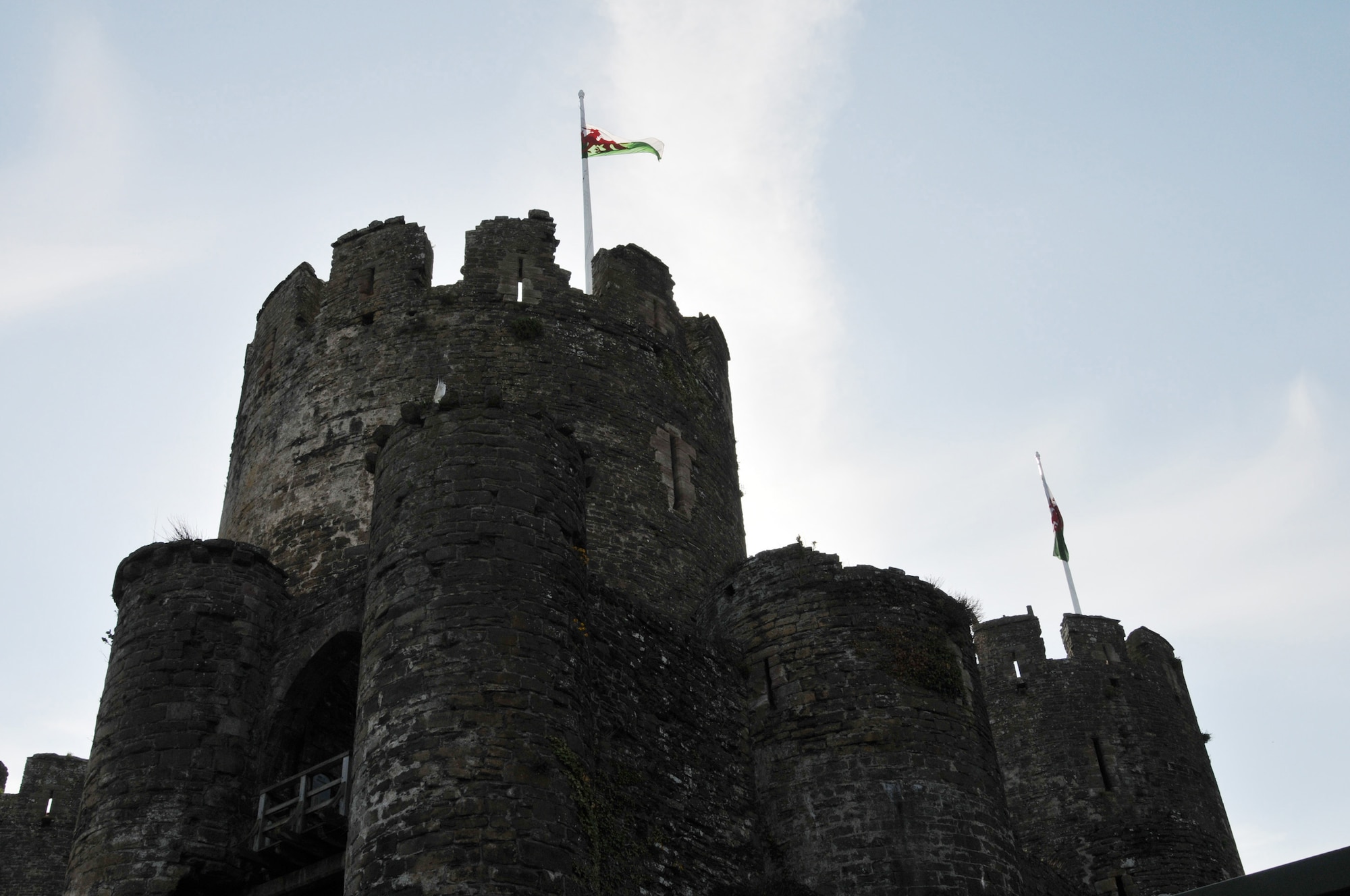 SNOWDONIA, Wales - Conwy Castle, a gritty 14th century fortress on the Snowdonia Coast, Wales, is an authentic piece of medieval history nestled alongside modern-day Welsh splendors. Being a short drive away from Suffolk, Conwy makes for a convenient holiday destination. (U.S. Air Force photo/ Ai Wallace)