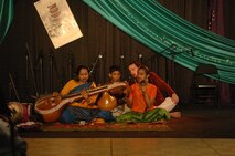 ST. PAUL, Minn. – An Indian musician group perform a traditional song during the Festival of Nations held at the Saint Paul RiverCentre here April 30. The Festival of Nations is the largest and longest running multicultural festival in Minnesota. It involves more than 90 different nationalities from around the world. (U.S. Air Force photo by Airman 1st Class Aaron-Forrest Wainwright)