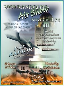 2009 Randolph Air Show Poster