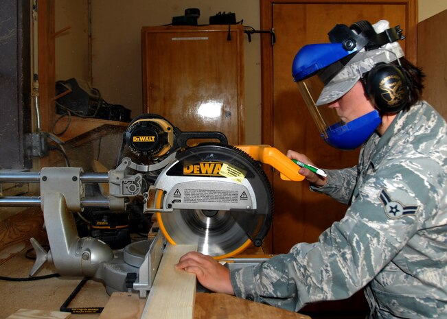 Airman 1st Class Collen McDevitt, 437th Civil Engineer Squadron structural journeyman