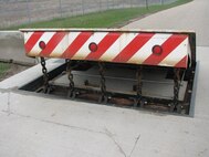 MINOT AIR FORCE BASE, N.D. -- The pop-up barriers for physical security at the Magic City or Main Gate will be replaced June 1 to 14 to increase both base security and improve personnel safety. (Courtesy photo)
