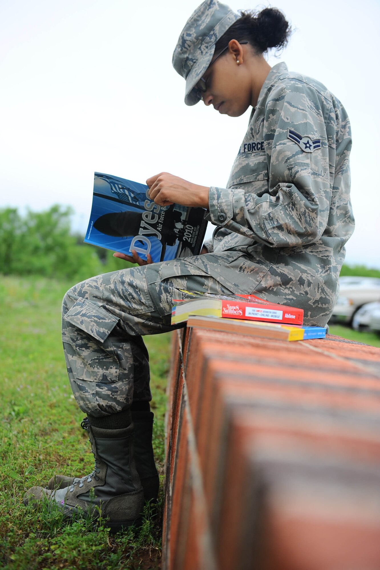 5/3/2010 - DYESS AIR FORCE BASE, Texas -- 2010 Base guides, maps, lithographs and The Real Yellow Pages are available at the 7th Bomb Wing Public Affairs Office studio, suite 136 in the headquarters building. Stop buy and pick yours up today. (U.S. Air Force photo/ Senior Airman Domonique Washington)