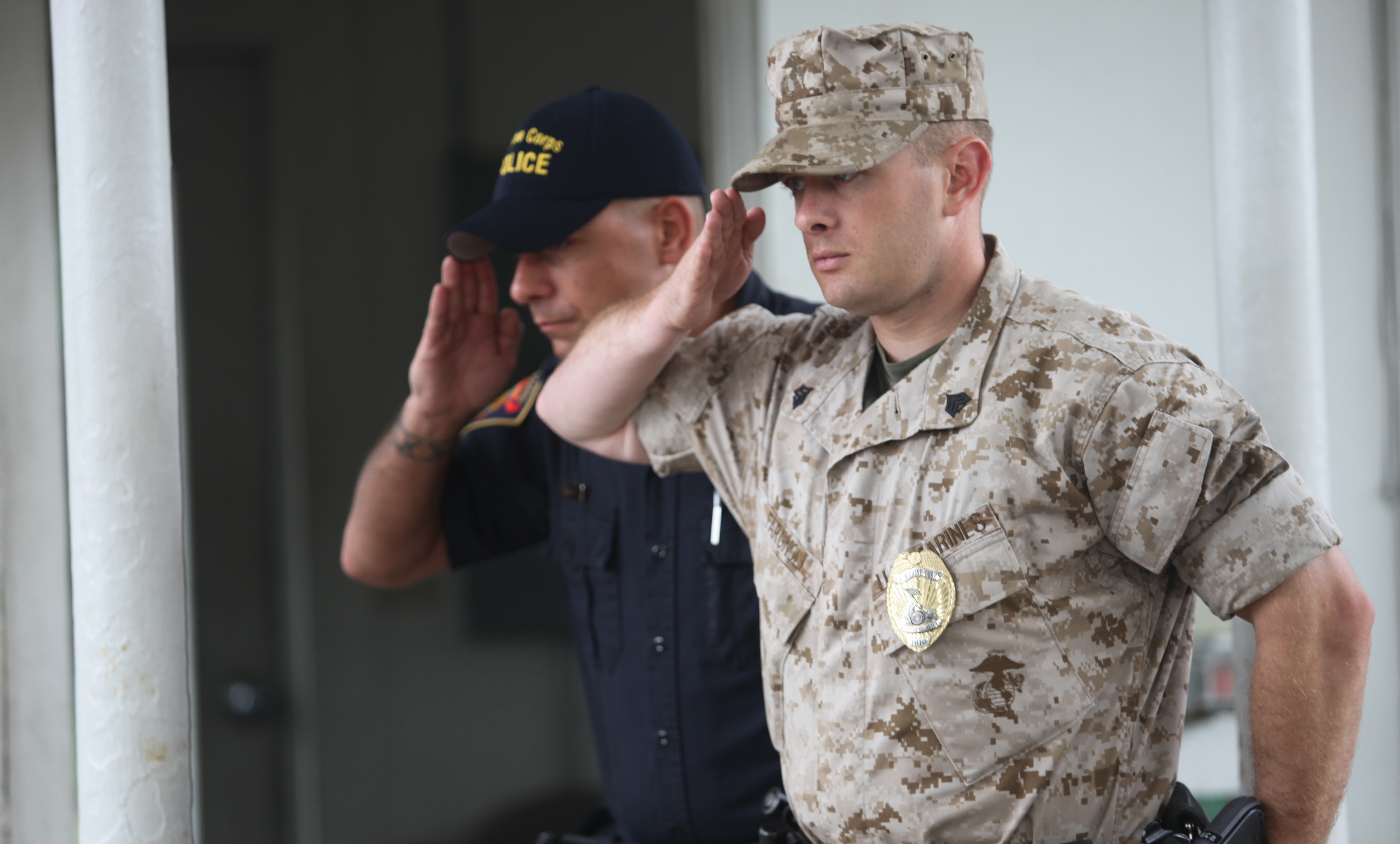 PMO gate sentries protect Marines > Marine Corps Base Camp Lejeune