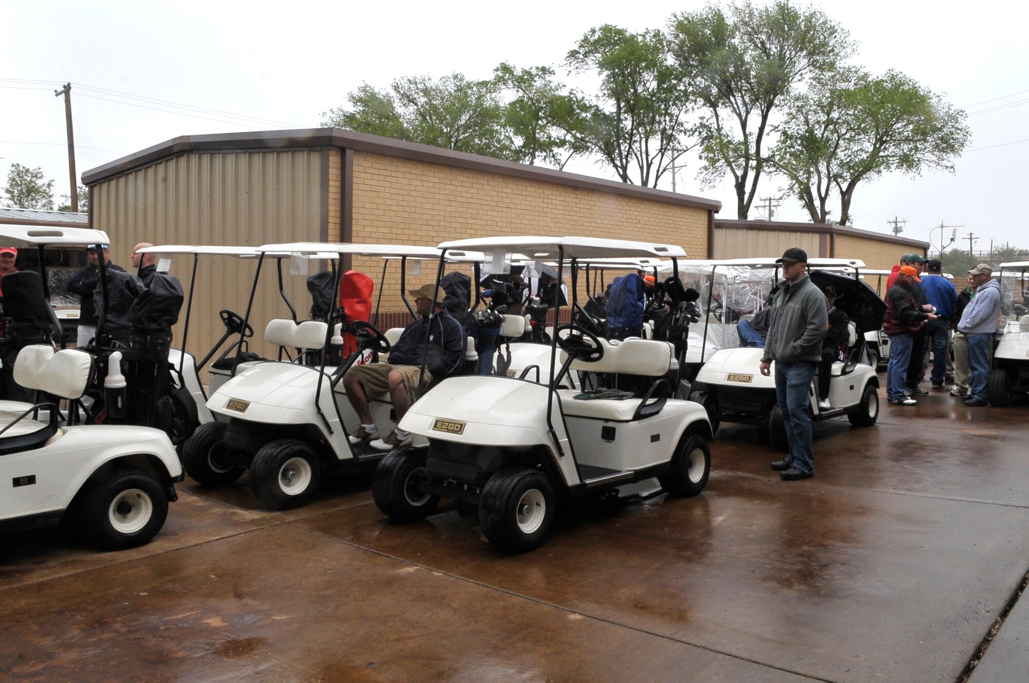 Members from around Cannon AFB participate in the 2010 Police Week Golf Tournament, 14 May.  Police Week  began in 1962 when President President John F. Kennedy signed a proclamation which designated May 15th as Peace Officers Memorial Day and the week in which that date falls as "National Police Week".
 (U.S. Air Force photo by Staff Sgt. Heather R. Redman)
