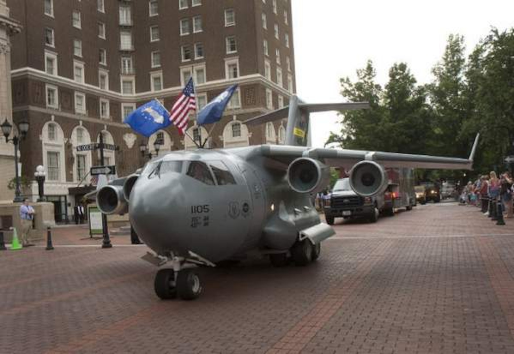 Mini C 17 participates in Armed Forces Day Parade 315th Airlift