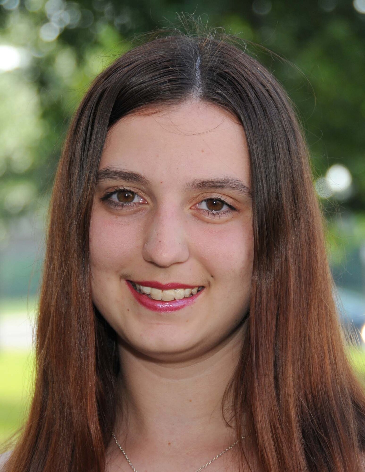 Rachel Thone attends St. Martin High School and plans to major in theater at USM.  Her parents are retired Master Sgt. Gary and Donna Thone of Biloxi.  (U.S. Air Force photo by Kemberly Groue)