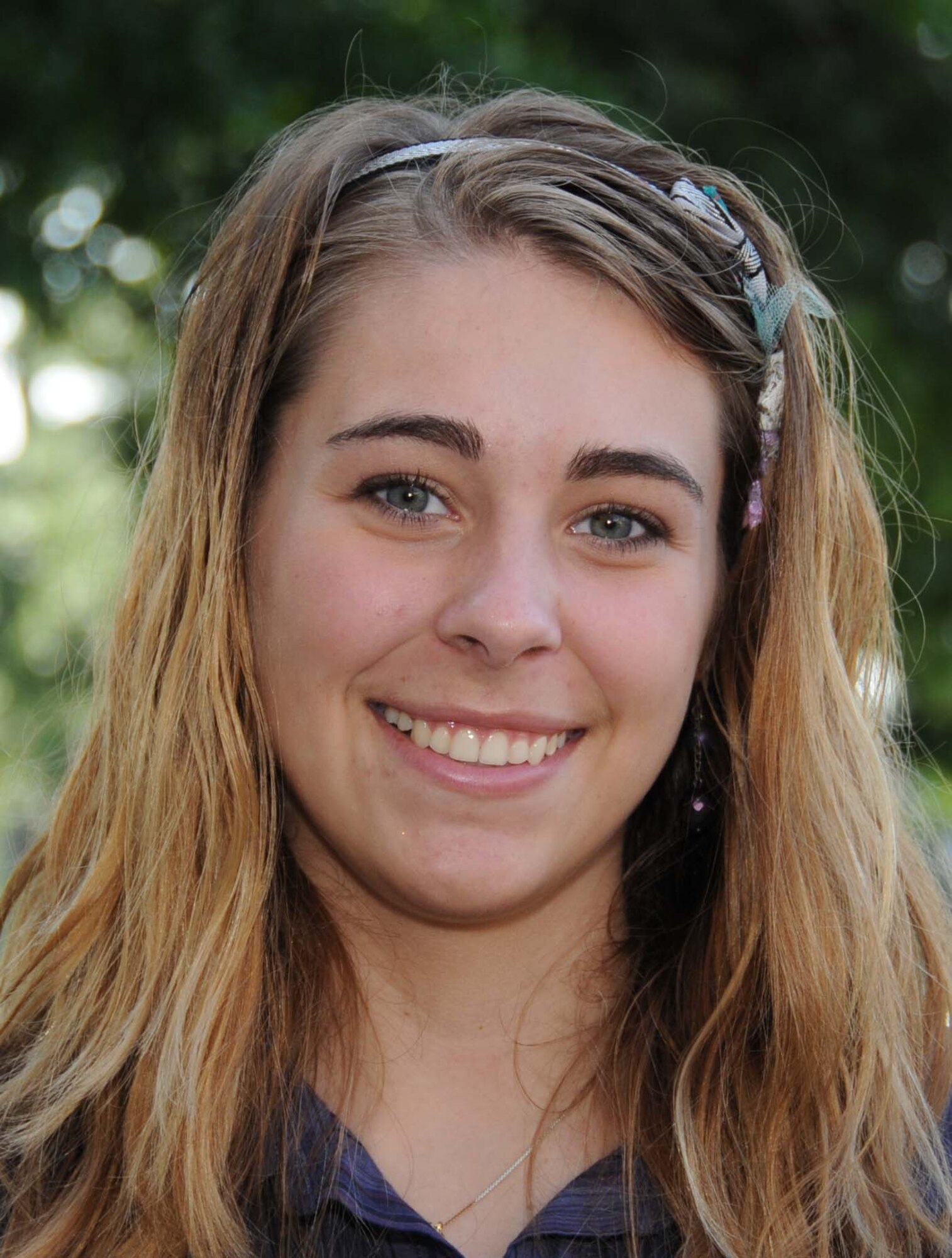 Maridane Hewes, who’s graduating from St. Patrick High School in Gulfport, will pursue a journalism degree at the University of Mississippi.  Her parents are retired Army Maj. Charles and Dane Hewes.  (U.S. Air Force photo by Kemberly Groue)