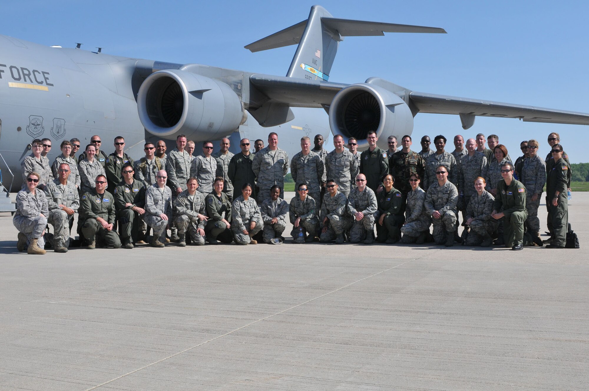 More than 60 Air Force Reserve officers from throughout the nation came to Dover Air Force Base, Del., to hone their leadership skills during the Junior Officer Leadership Development course April 29 through May 2. One of the highlights of the course was an orientation flight in a C-17 Globemaster III flown by an aircrew from Dover's 512th Airlift Wing. (U.S. Air Force photo/Capt. Marnee A.C. Losurdo)
