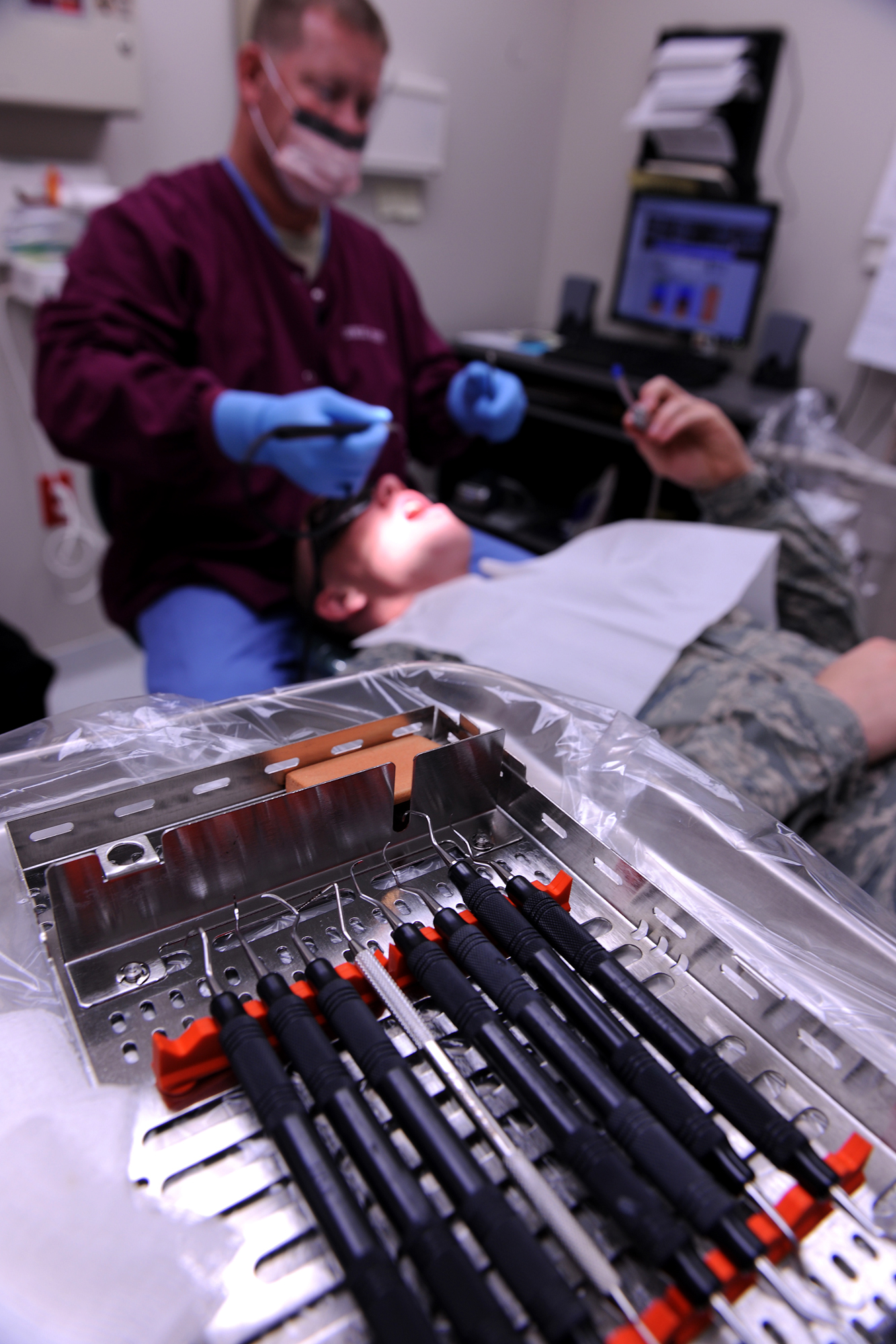 23rd AMDS conducts routine dental cleaning > Moody Air Force Base