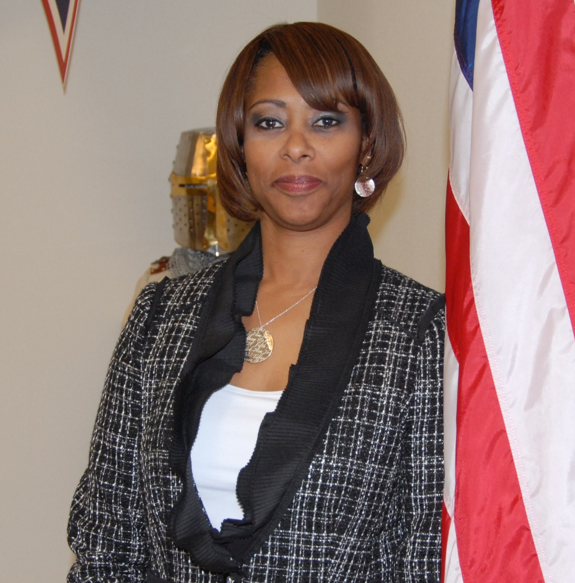 Kimberly Shirley, Edwards Sexual Assault Response Coordinator, was recognized for her work at the Kern County National Crime Victims' Rights Awareness Week Program in Bakersfield, Calif., April 21. (Air Force photo by Kenji Thuloweit)