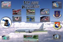 Here is a composite of past nose art displayed on KC-135R Stratotanker aircraft that were assigned to the 927th Air Refueling Wing at Selfridge Air National Guard Base, Mich. The 927th ARW moved to MacDill Air Force Base, Fla. in 2008 due to the Base Realignment and Closure Commission.