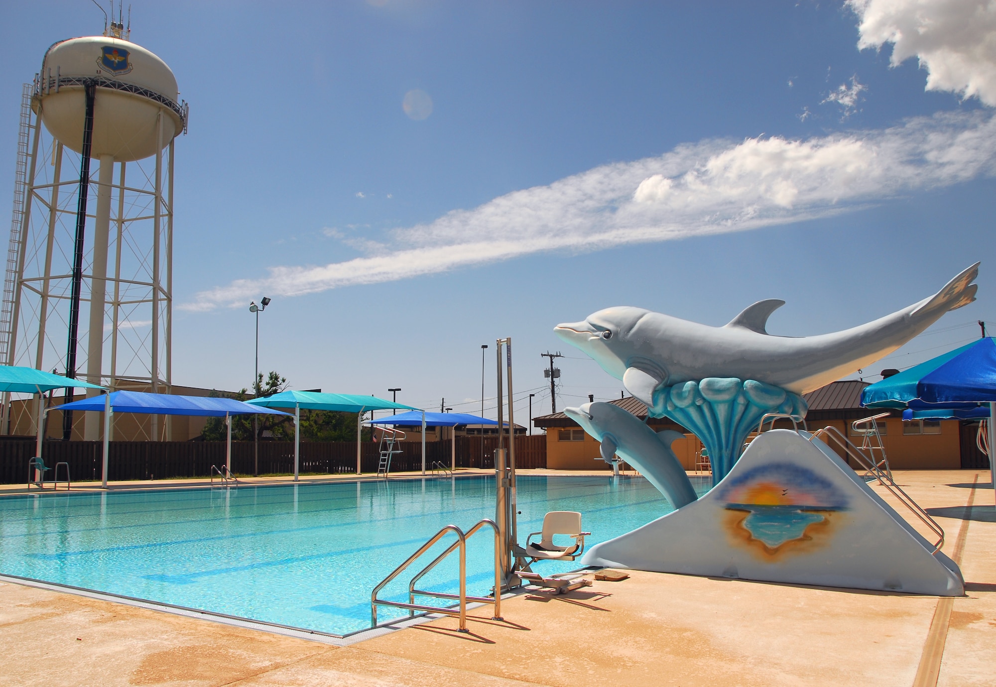 ALTUS AIR FORCE BASE, Okla. --- The base swimming pool after renovations. ( U.S. Air Force photo/Senior Airman Marianne E. Lane)