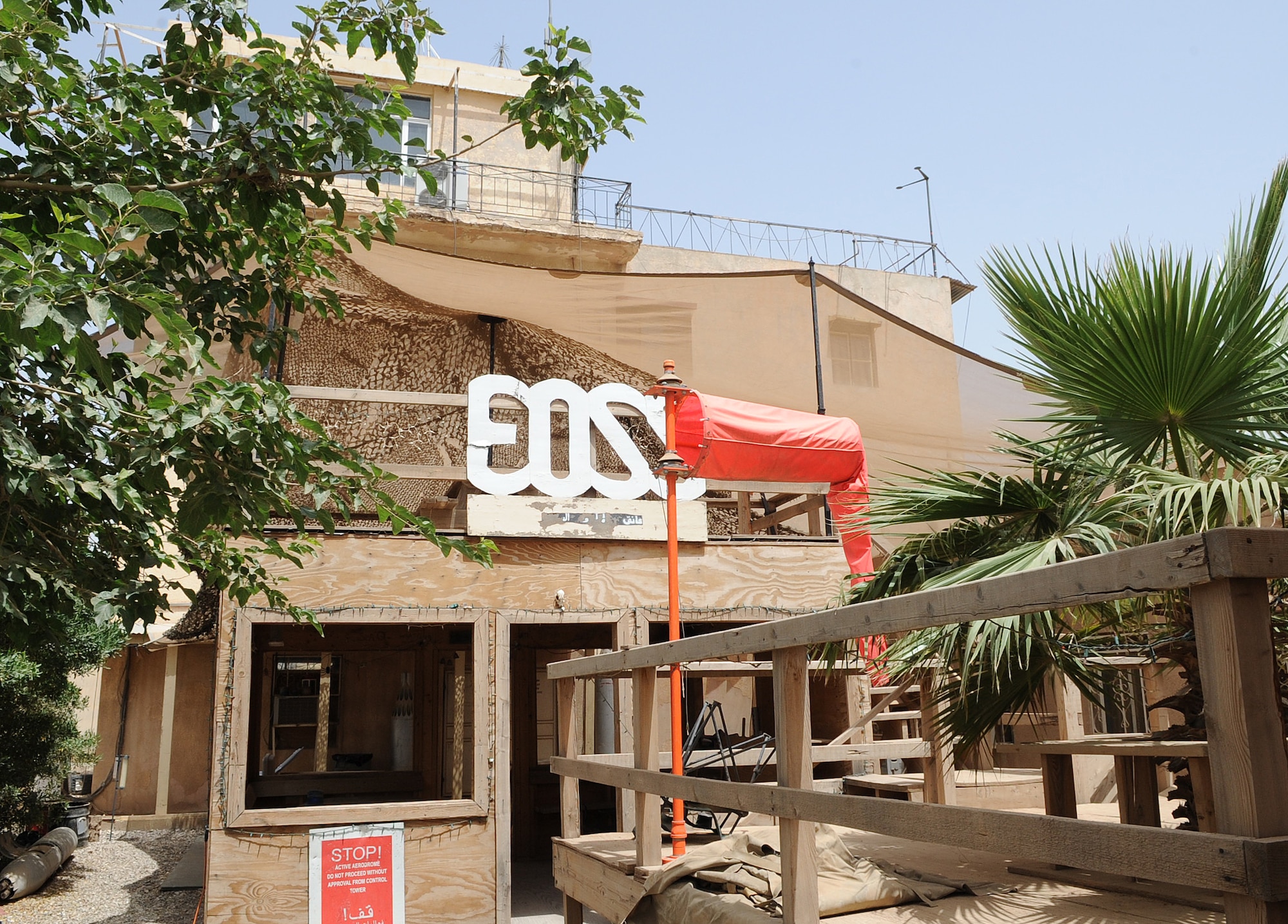 The 506th Expeditionary Operations Support Squadron at Kirkuk Regional Air Base, Iraq is named the U.S. Air Force 2009 Deployed Facility of the Year.  The squadron is noted for providing support of 340,000 sorties and transporting more than 30,000 passengers.  They managed more than 8,000 short tons of cargo throughout the Area of Responsibility.  (U.S. Air Force photo/ Staff Sgt. Tabitha Kuykendall/Released)