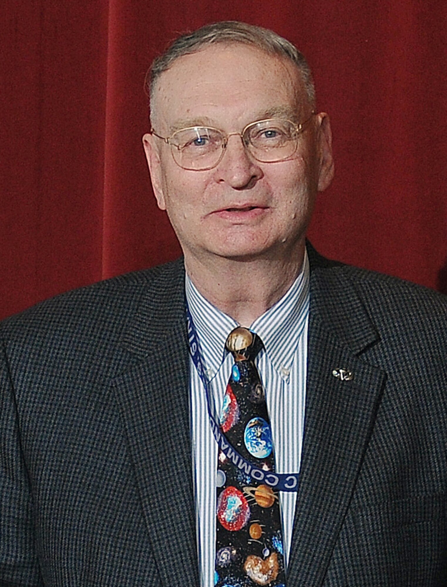 Dr. Kenneth Siegenthaler, a professor with the Air Force Academy's Department of Astronautics, received one of two Heiser Awards in a ceremony at the Academy May 6, 2010. The award is named for Professor Emeritus Dr. William Heiser and is the only faculty award selected by the graduating class of cadets. (U.S. Air Force photo)