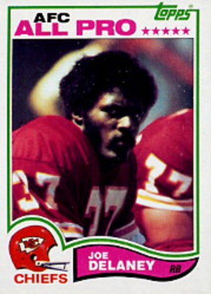 1982 rookie card of all-pro American Football Conference rushing leader Joe Delaney. The running back's off-the-field heroism should remind servicemembers why they serve in deployed locations.  