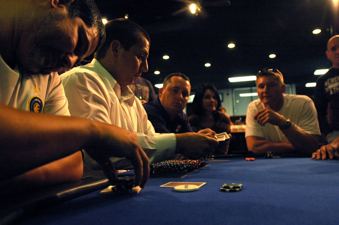 What began as 30 players at four tables became only a few players and spectators at one as the Texas Hold ‘em No Limits Championship Tournament came to a close at the recreation center, May 21.
