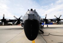 A MC-130E Combat Talon awaits its final flight from Gowen Field, Idaho.  919th maintainers were sent to Boise, Idaho, to prepare four Talons to take off for one more mission – a flight into retirement and decommissioning.  Three of the Talons flew to Davis-Monthan Air Force Base, Ariz.  The other went to Hurlburt Field, Fla., to be placed in the Air Force Special Operations Command airpark.  (U.S. Air Force photo/Tech. Sgt. Samuel King Jr.)  