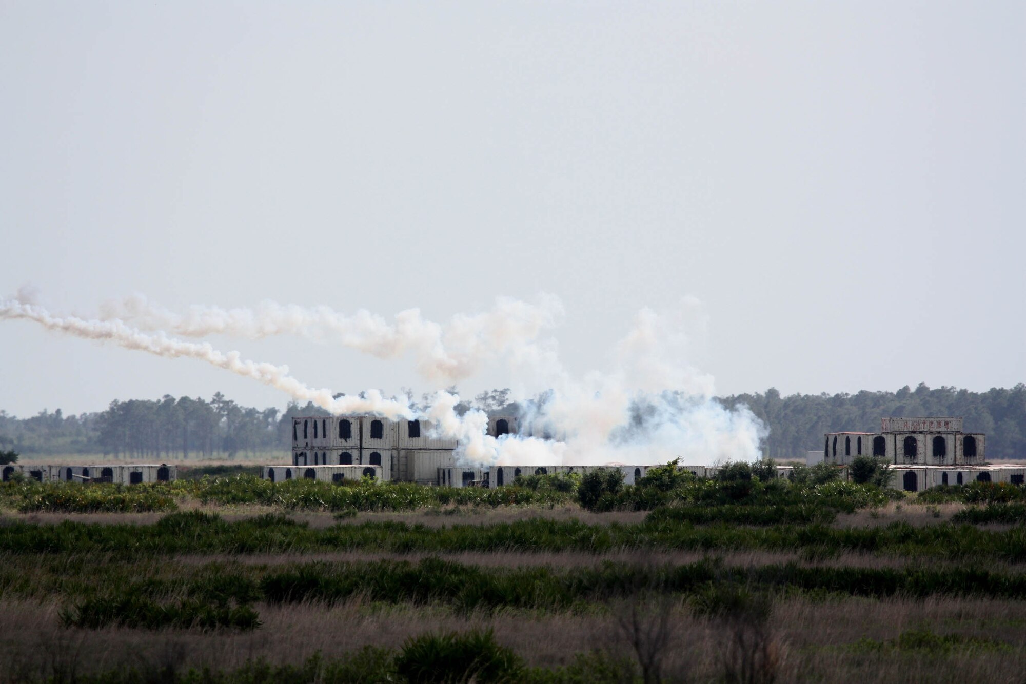 A hostile target is neutralized by precise targeting between an Air Force JTAC and a Marine Corps F/A-18 Hornet during exercise Atlantic Strike. (Air Force photo/Casey Bain, JFIIT, USJFCOM)