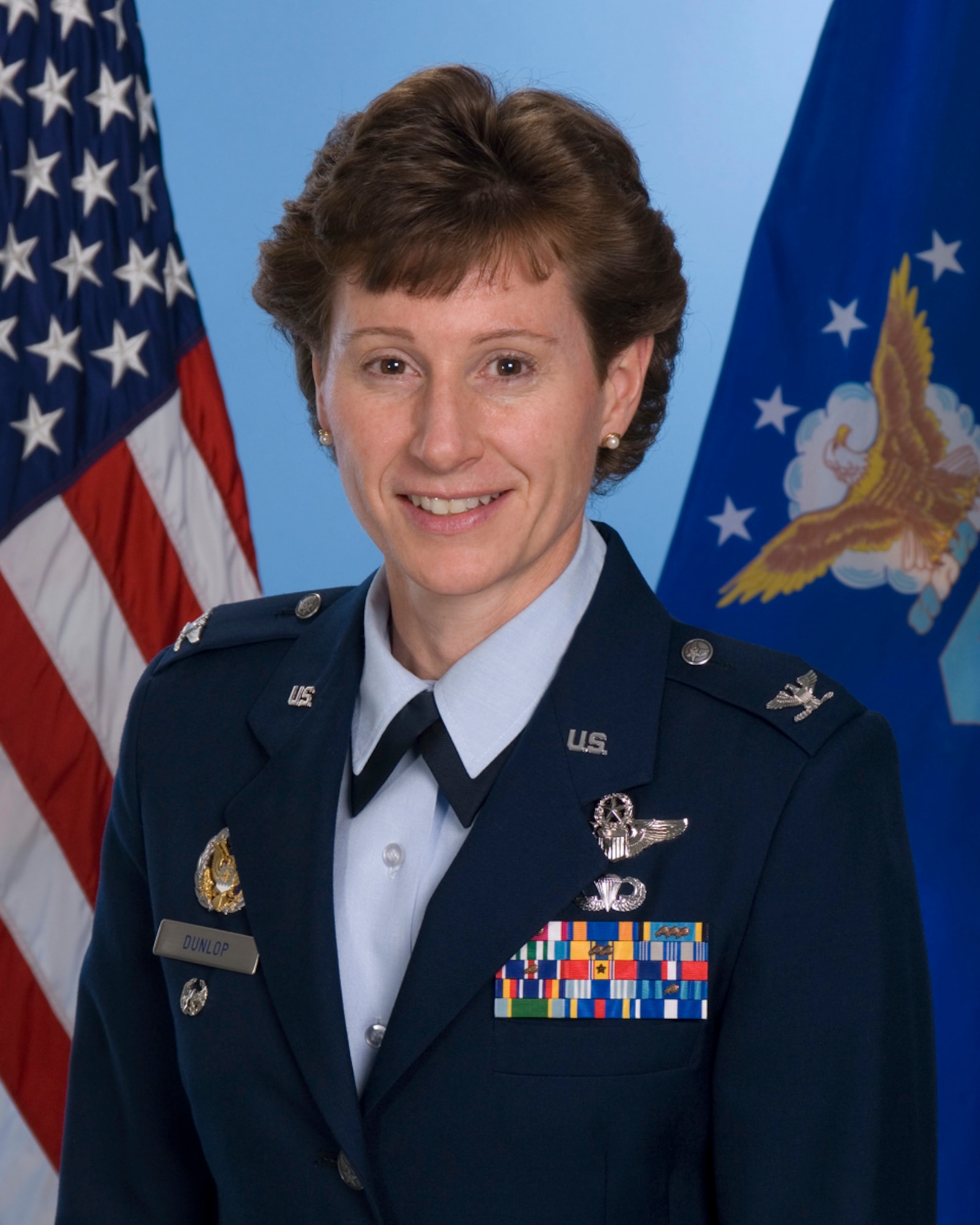 Col. Dawn M. Dunlop, 412th Test Wing commander. (Official Air Force photo)