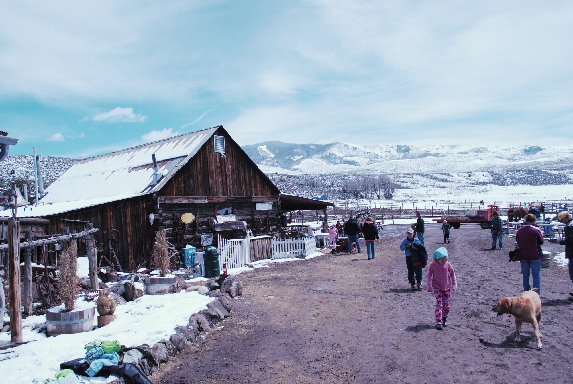 Members of the Air Force Reserve’s 302nd Airlift Wing and their families enjoy the facilities of 4 Eagle Ranch April 24 near Vail, Colo., as part of a two-day Colorado National Guard Yellow Ribbon Reintegration Program post-deployment event. YRRP was established in 2007 to assist Guard and Reserve members as they return to their daily lives after being deployed to a combat zone. Together with their families, Reservists who have or will deploy are encouraged to participate in future YRRP events. The 302nd AW's Airman and Family Readiness Center can provide additional information on future programs. (U.S. Air Force photo/Capt. Jody Ritchie)