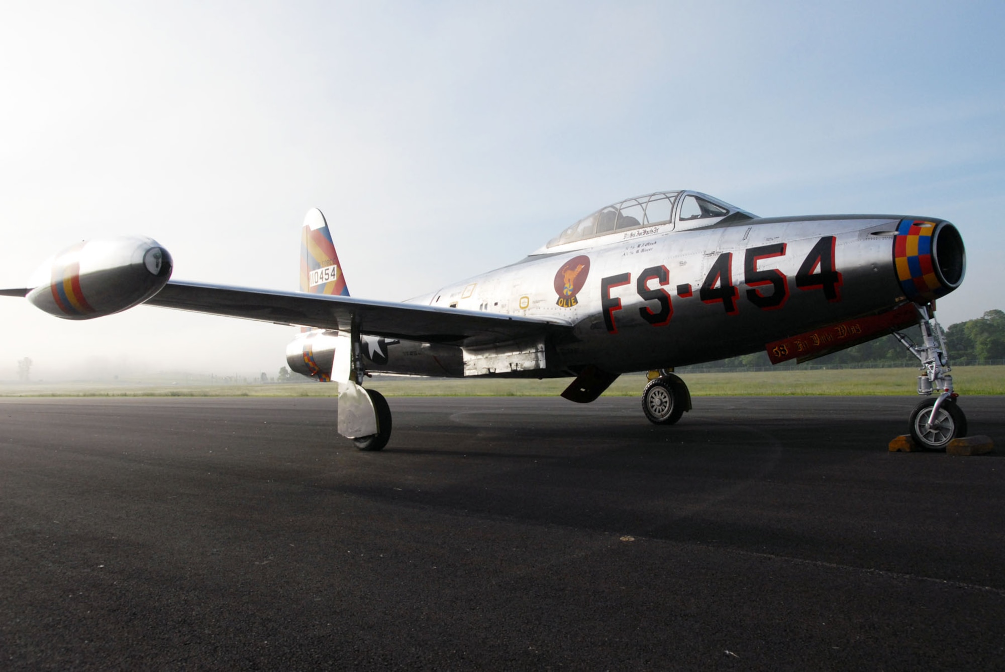 DAYTON, Ohio -- Republic F-84 Thunderjet at the National Museum of the United States Air Force. (U.S. Air Force photo)