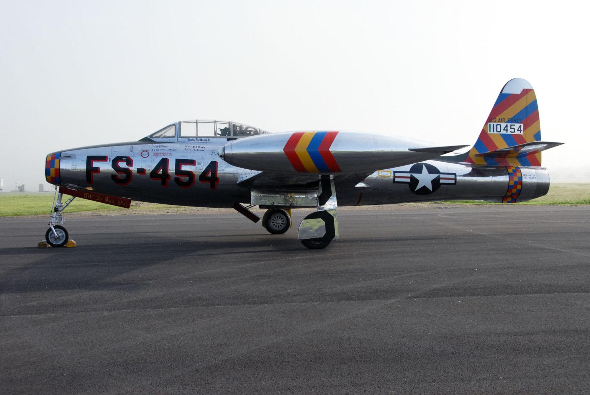 DAYTON, Ohio -- Republic F-84 Thunderjet at the National Museum of the United States Air Force. (U.S. Air Force photo)