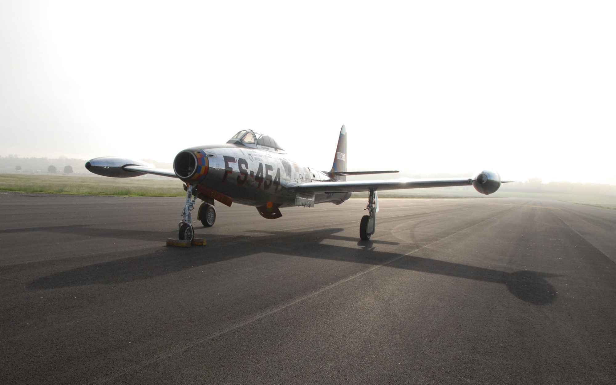 DAYTON, Ohio -- Republic F-84 Thunderjet at the National Museum of the United States Air Force. (U.S. Air Force photo)