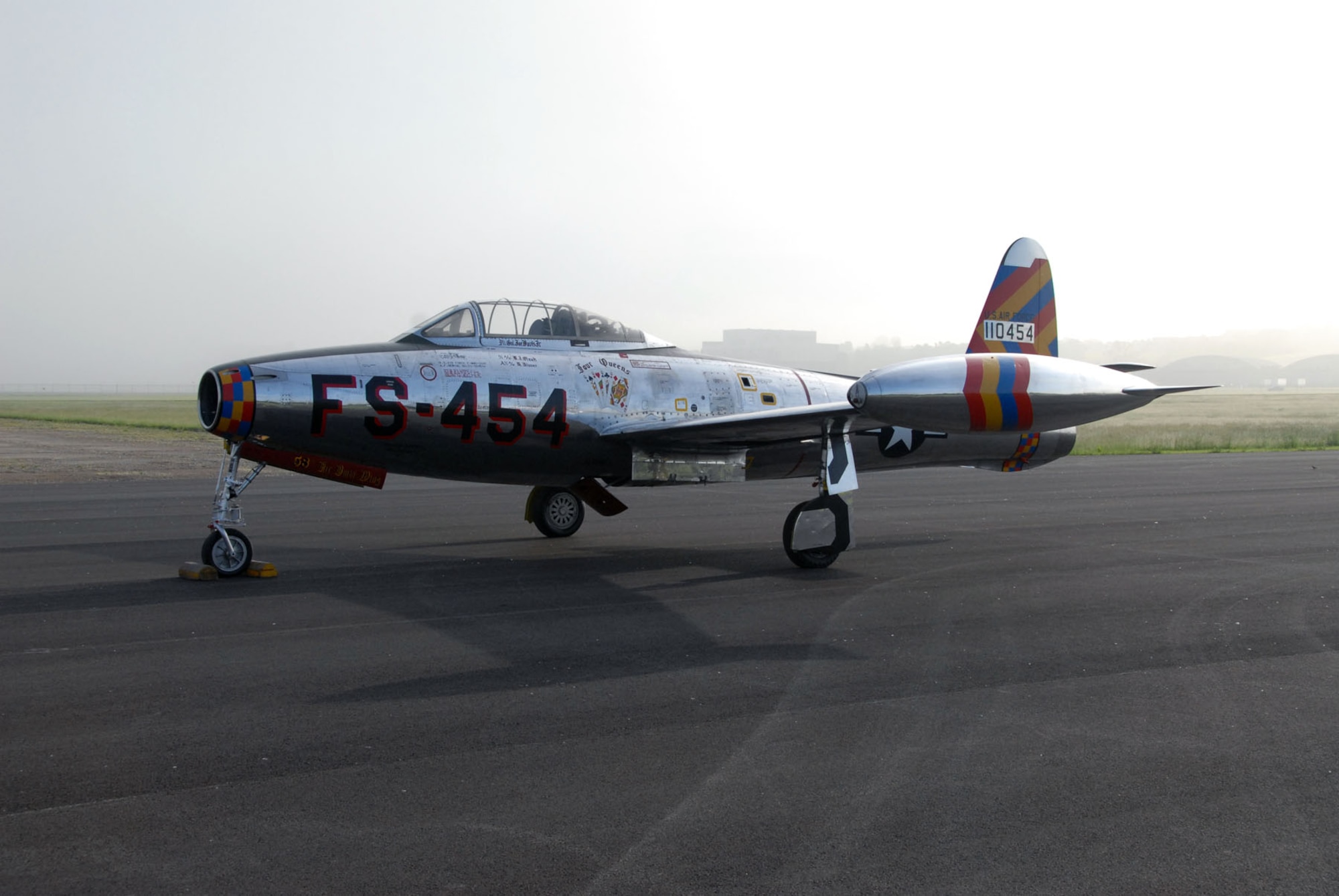 DAYTON, Ohio -- Republic F-84 Thunderjet at the National Museum of the United States Air Force. (U.S. Air Force photo)