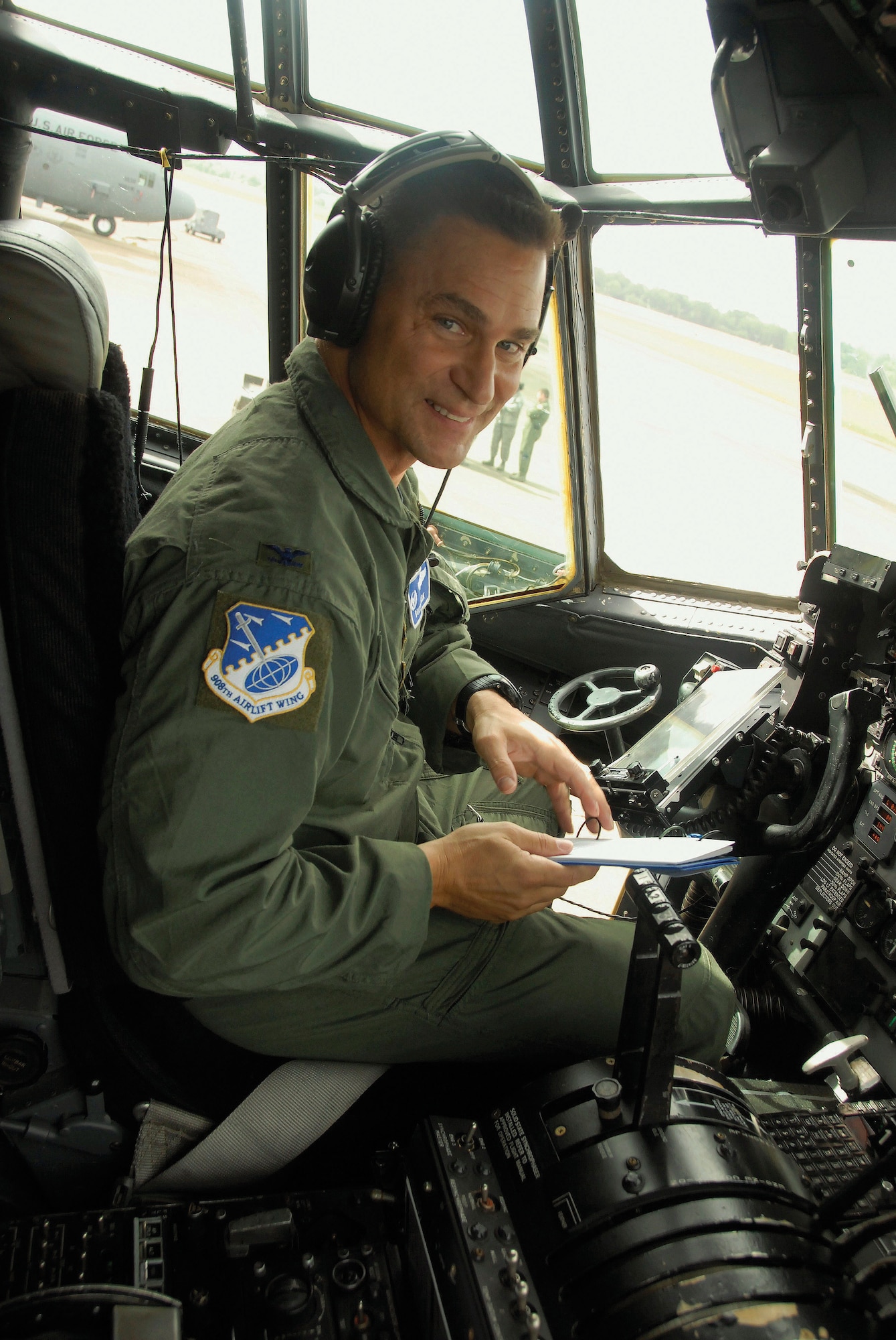 Col. Brett J. Clark, commander, 908th Airlift Wing
