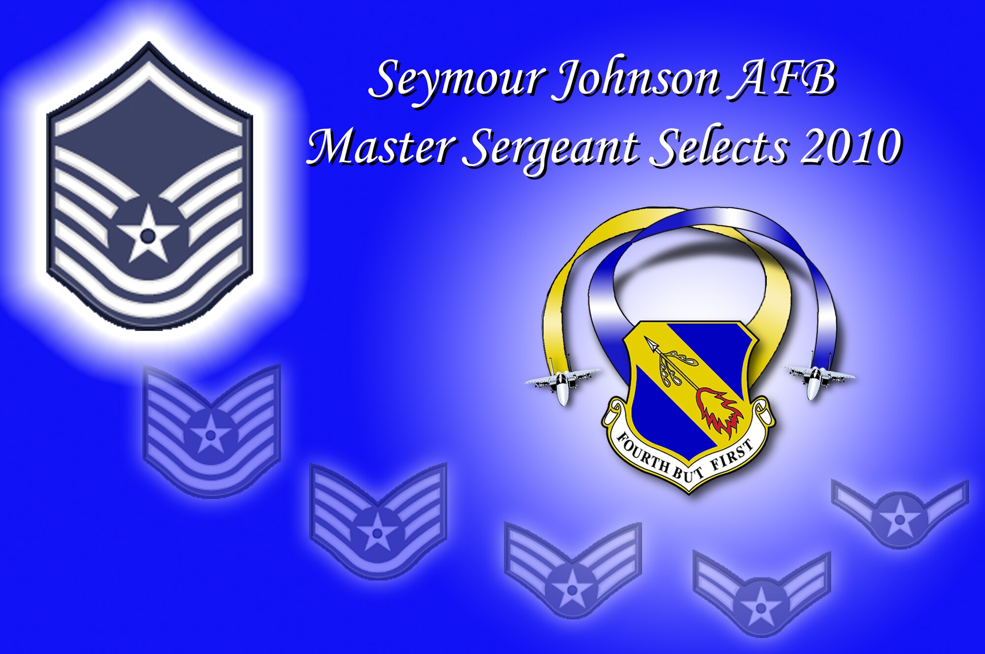 Congratulations to Seymour Johnson's 68 new master sergeant selects.