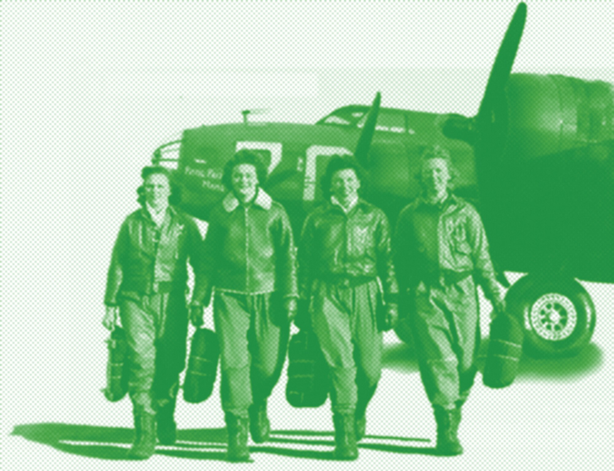 During World War II, 38 WASPs died while serving their country. Because female pilots were not considered to be military members under the guidelines followed at the time, each WASP who died was sent home at their own family's expense. There were no military honors given to these women, nor any note of heroism. The WASPs were denied the right of the United States flag being placed in their coffin upon their final return. (Photo illustration by Senior Airman Danielle Wolf)