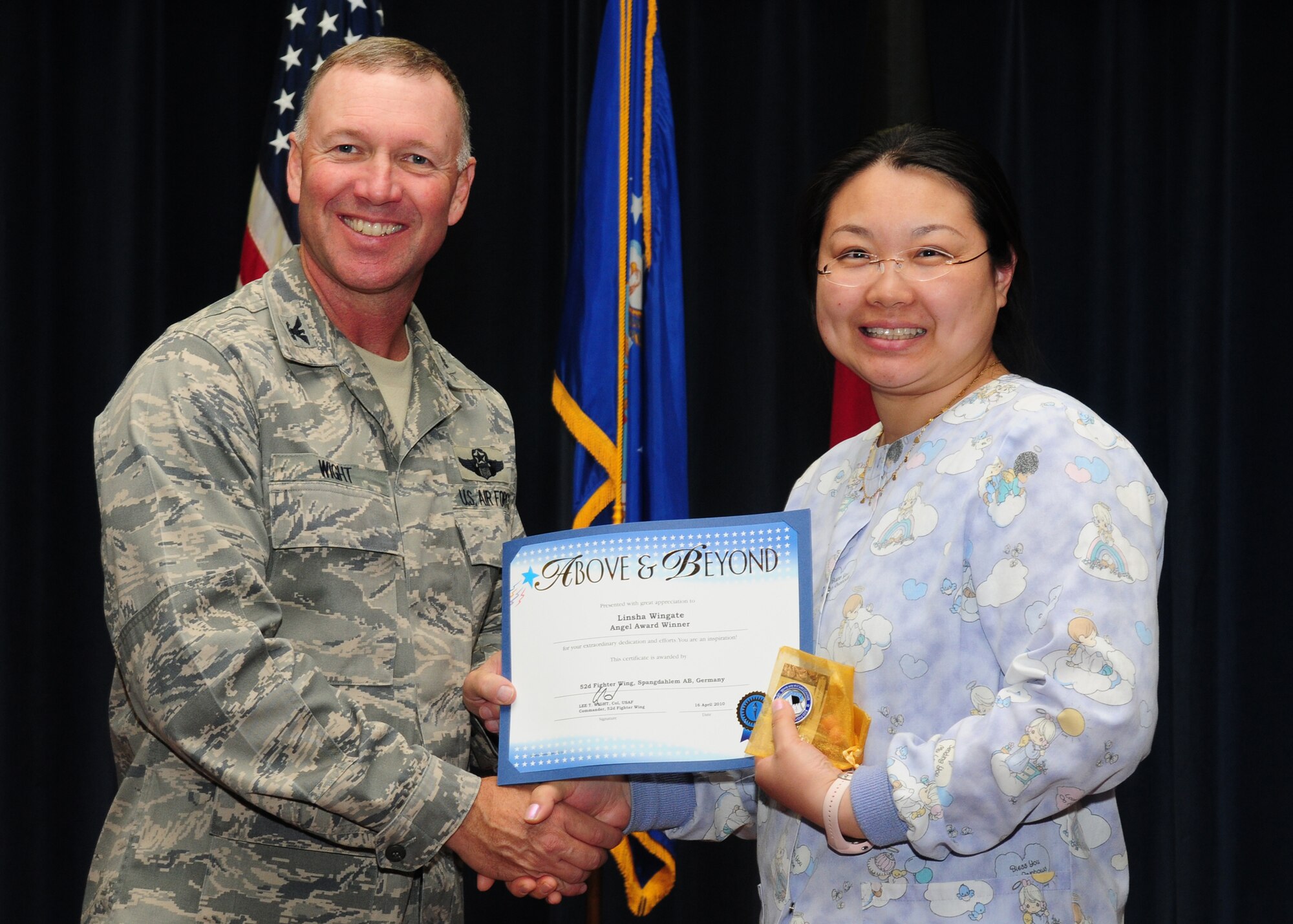 Linsha Wingate – Angel Award recipient