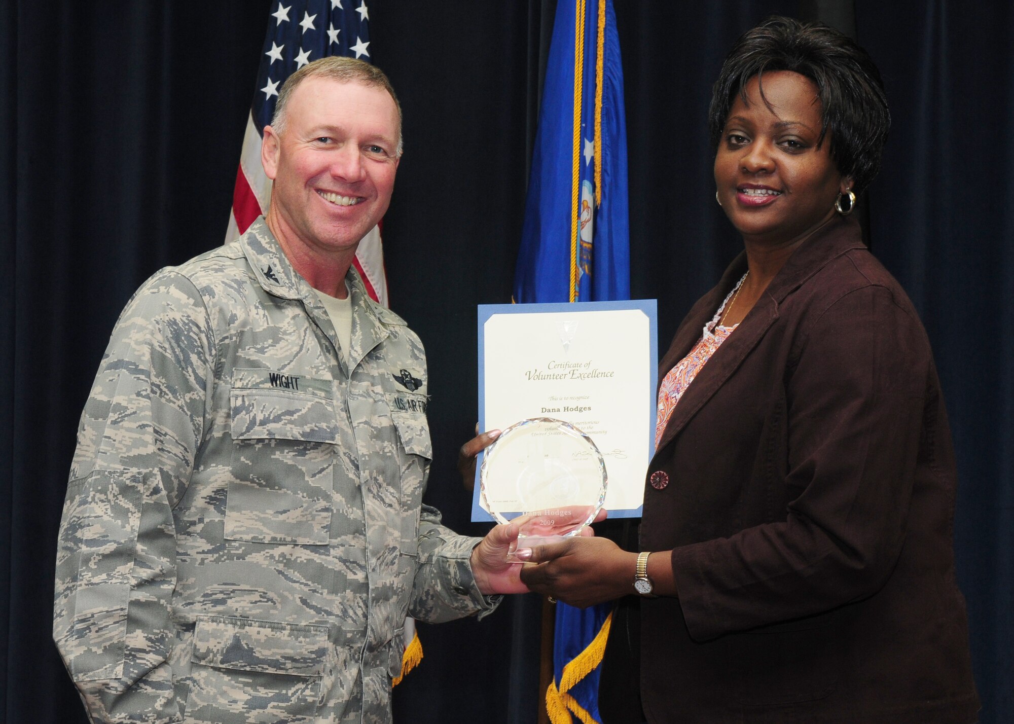 Dana Hodges – Volunteer Excellence Award recipient