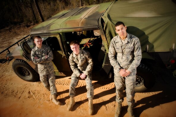 4 Airman Struck by lightning while training. Fox, Cleaver, and Harris
(Photo by TSgt Samuel Bendet)
