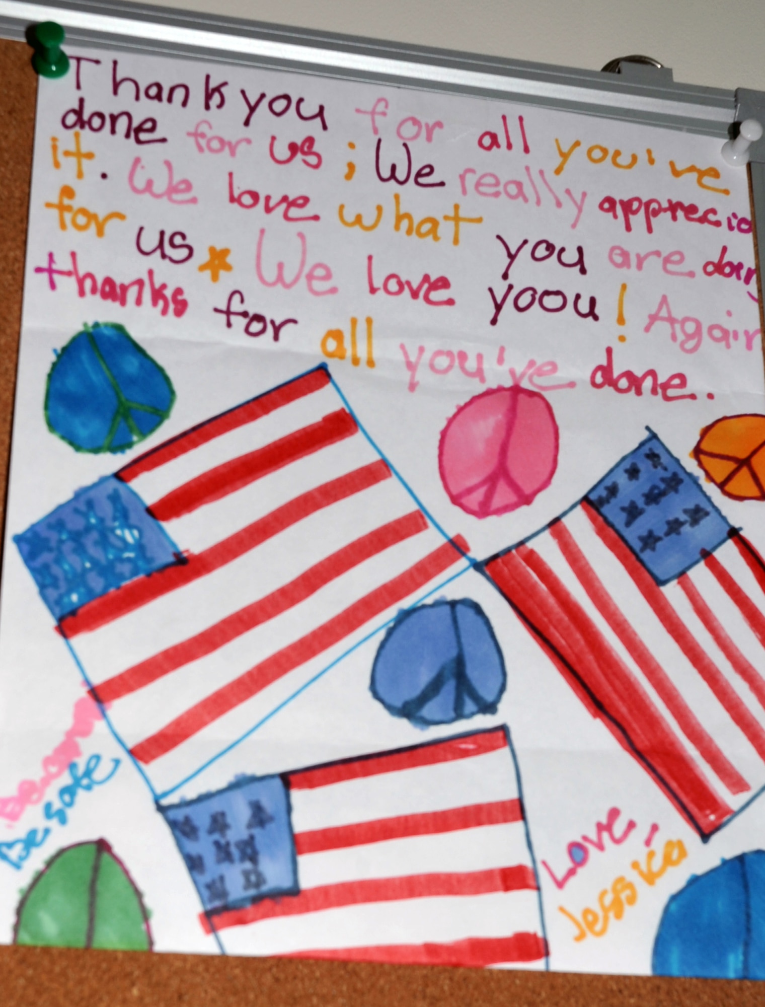This is a posting on a bulletin board in a building for the 380th Air Expeditionary Wing at a non-disclosed base in Southwest Asia as shown on May 30, 2010.  (U.S. Air Force Photo/Master Sgt. Scott T. Sturkol/Released)  