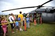 Members of the 106th Rescue Wing take part in the Jones Beach Air Show on May 29th, 2010 at Jones Beach State Park in Wantagh, N.Y. Activities included a flyover by an HC-130, a rescue demonstration by Pararescue Jumpers and Combat Rescue Officers, and a flight simulator set up by Air National Guard recruiters. 