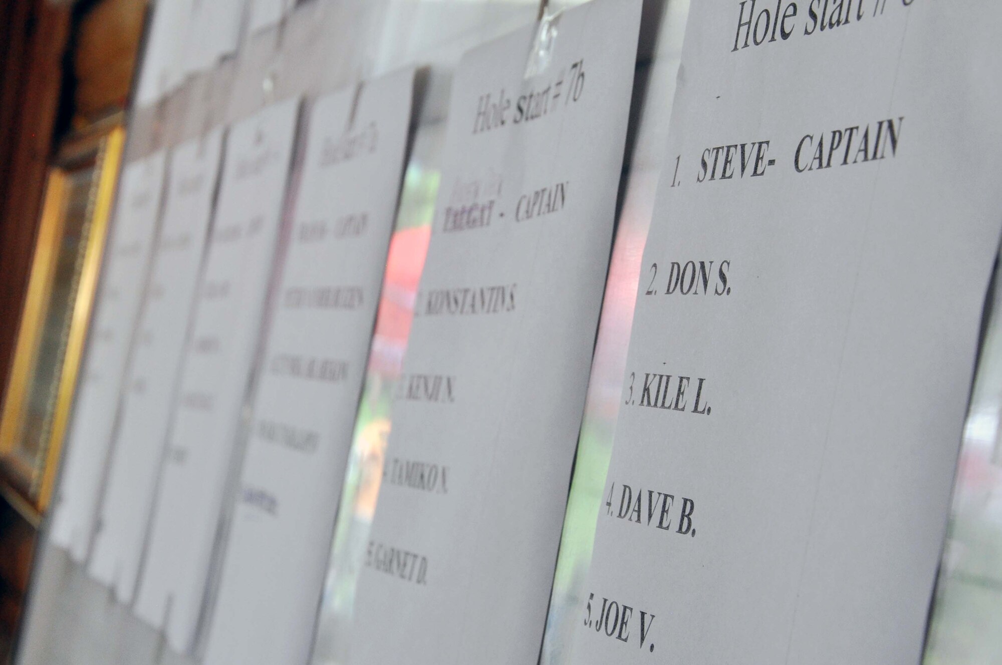 Members of the Transit Center at Manas, Kyrgyzstan, participated in the 3rd Annual Maple Leaf Golf Course ?Friends Support You? tournament May 29, 2010. For the second year in a row, the ?9-1-1? team of civilian contracted emergency responders from the Transit Center fire department and security forces squadron won first place in the event, which benefitted Ed Miles, the owner of the course, who was diagnosed with bladder cancer this year. (U.S. Air Force photo/Staff Sgt. Carolyn Viss)