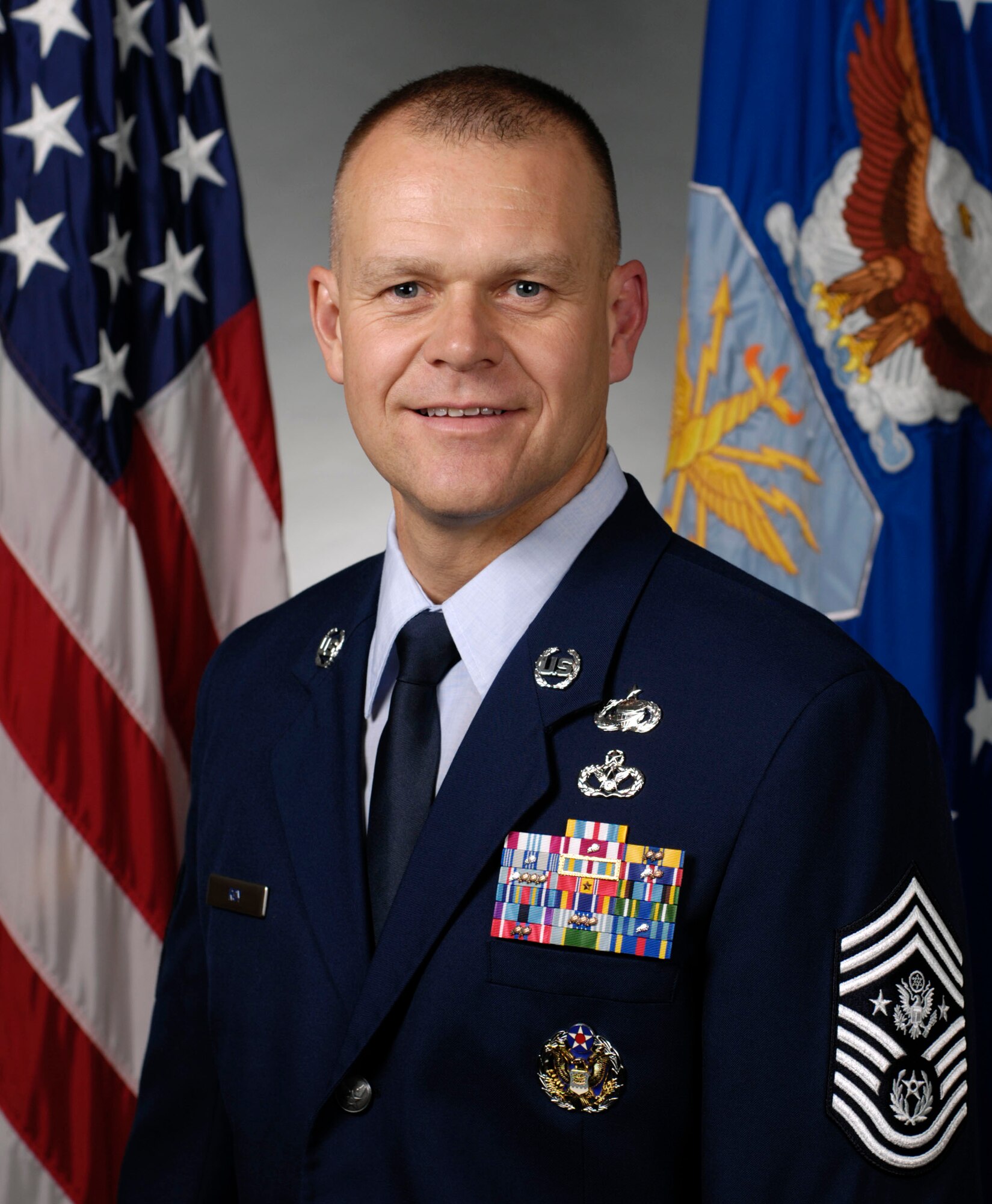 Chief Master Sergeant of the Air Force James A. Roy (U.S. Air Force photo by Jim Varhegyi)