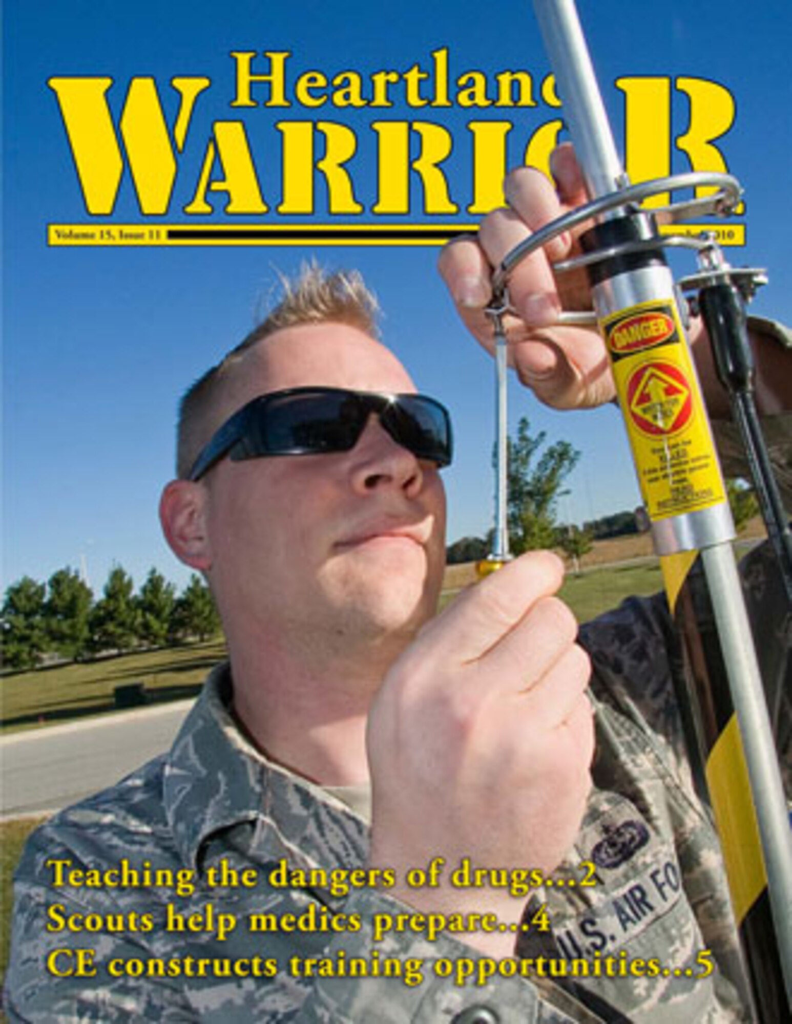 GRISSOM AIR RESERVE BASE, Ind., -- The Heartland Warrior is the offical E-paper of the 434th Air Refueling Wing. The November issue featured seven pages of news, stories and photos. (U.S. Air Force photo)