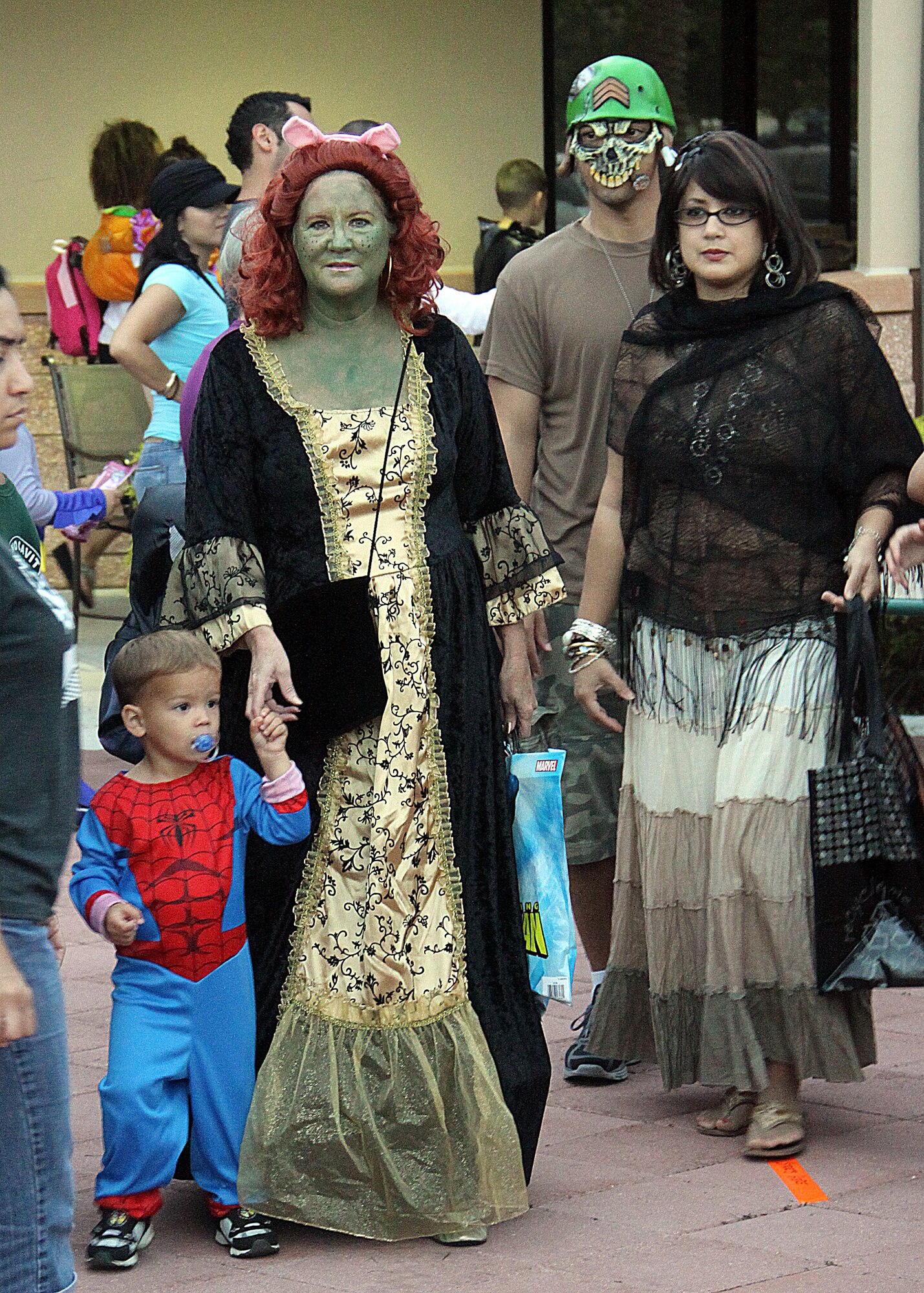 Adults and children flocked to Homestead Air Reserve Base's 3rd annual Haunted Festeival Oct. 31. The event took place at the Falcon's Nest Club and the theme was Attack of the Alien Zombies. there was a haunted house, hayride, booths, games and static displays.