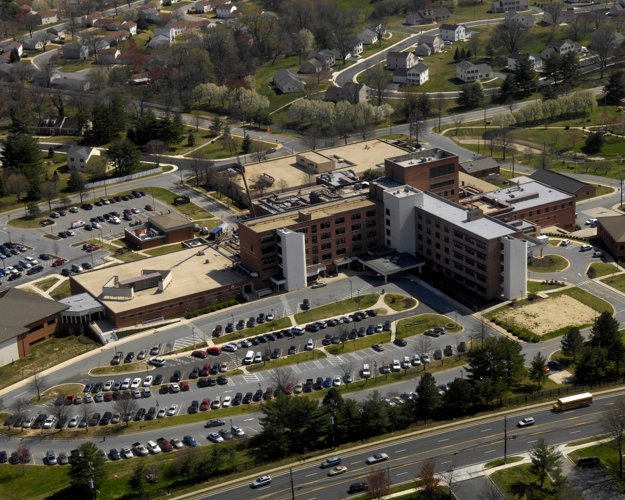 Malcolm Grow Medical Center is the home to the 779th Medical Group.  It is a 40-bed medical center with 1,500 airman and civilians who deliver quality medical care to more than 393,000 eligible beneficiaries in the National Capital Region (NCR). It is located at 1050 West Perimeter Road on Joint Base Andrews, MD 20762-6601.