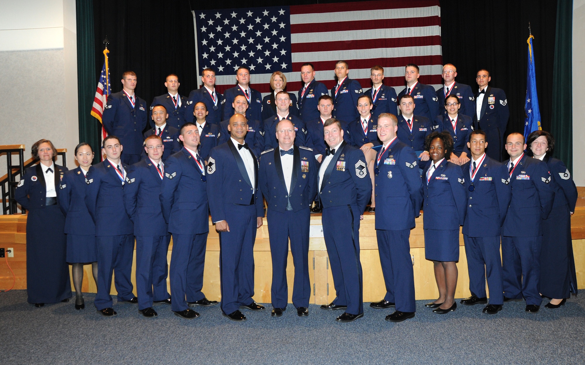Congratulations to the following Airmen who graduated from the Chief Master Sgt. Thomas N. Barnes Airmen Leadership School here, Oct. 28, 2010. (U.S. Air Force photo/Airman 1st Class Andrea Salazar)